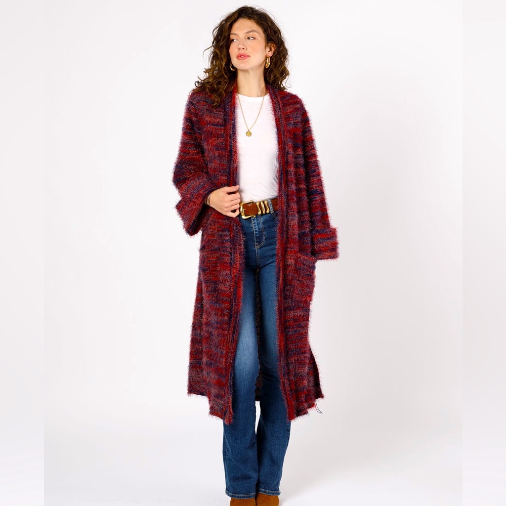 BAND OF THE FREE Sunset Boulevard Eyelash Sweater Duster